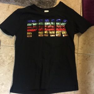 Rainbow bling tee